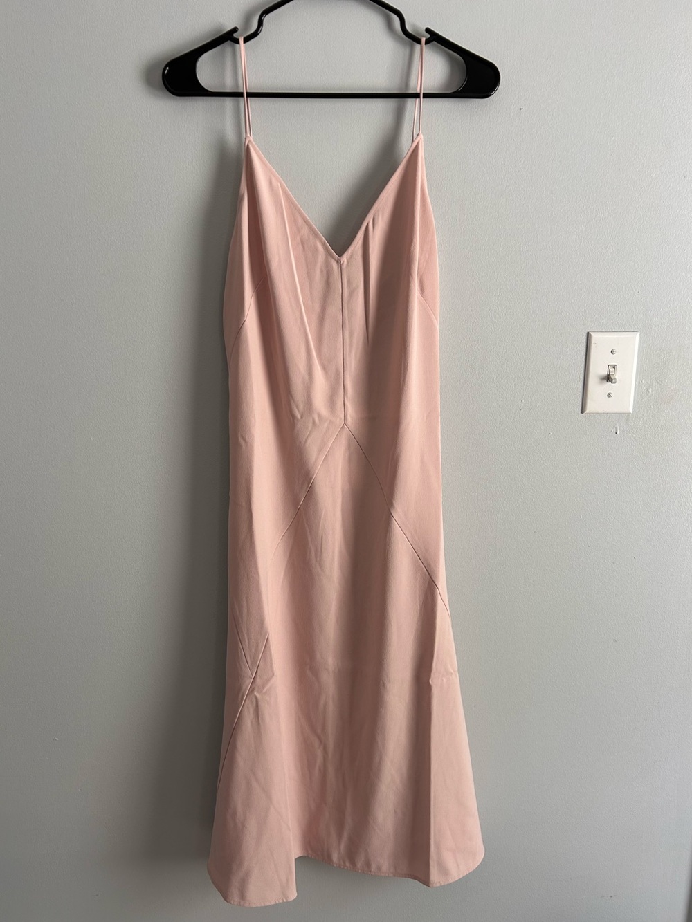 Thakoon Blush Pink Slip Dress | Size 6 | Minimalist Midi - Picture 1 of 4